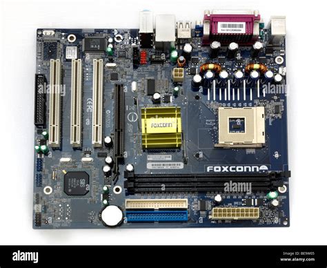 AGP and PCI slots on a motherboard of PC Stock Photo - Alamy