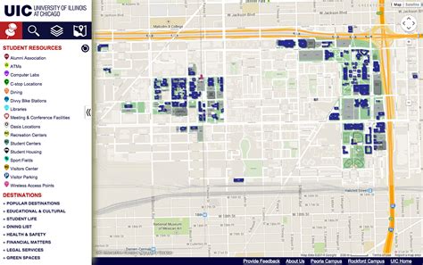 Find directions, resources with interactive campus map | UIC today