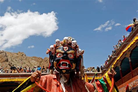 Watch Ladakh’s famous sacred mask dance performed by monks in ...