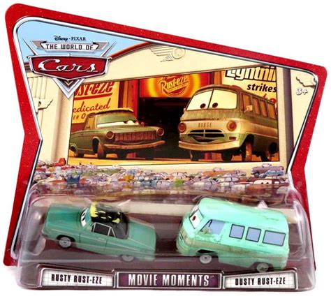 Disney Cars The World of Cars Movie Moments Rusty Dusty Rust-eze 155 ...