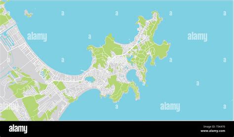 Urban vector city map of Buzios, Brazil Stock Vector Image & Art - Alamy