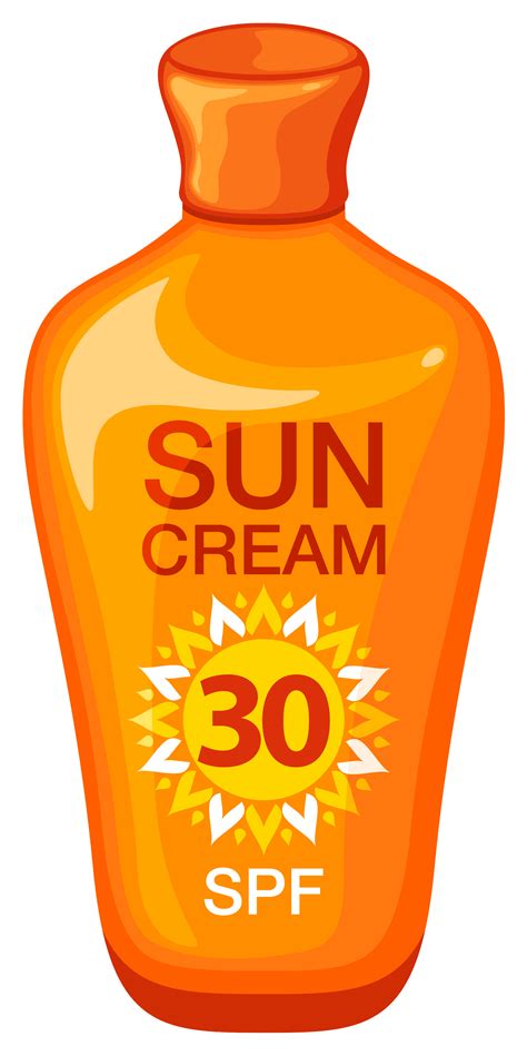 Sunscreen Bottle Cliparts - Keep Your Designs Safe from the Sun