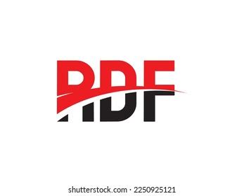 Rdf Letter Initial Logo Design Vector Stock Vector (Royalty Free ...