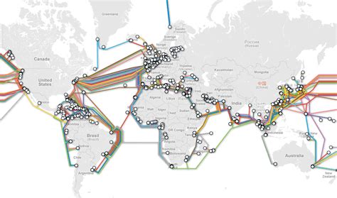 A World Map of the Undersea Internet Cables - Digital Inspiration