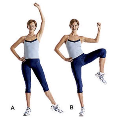 Oblique Elbow To Knee by Sheryl Mayhew Smith - Exercise How-to - Skimble