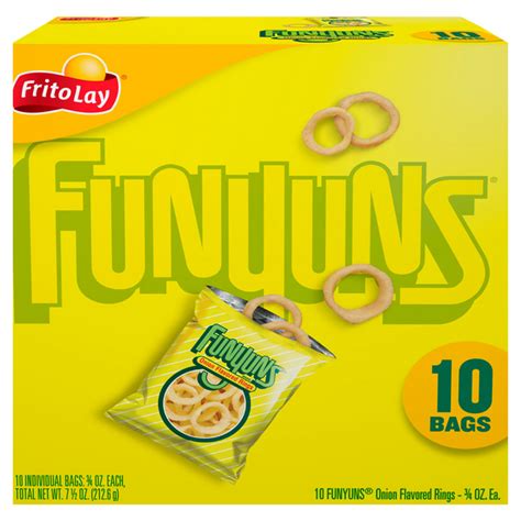 Save on Funyuns Onion Flavored Rings - 10 ct Order Online Delivery | Giant