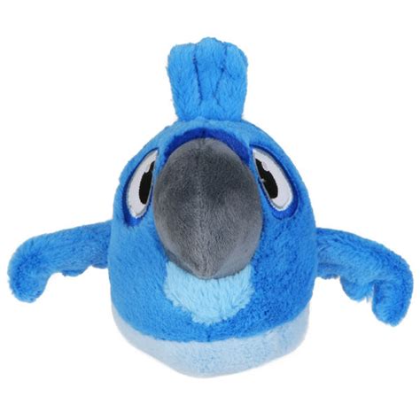 Angry Birds Rio 5 Inch Plush With Sound - Blue Boy Blu | IWOOT