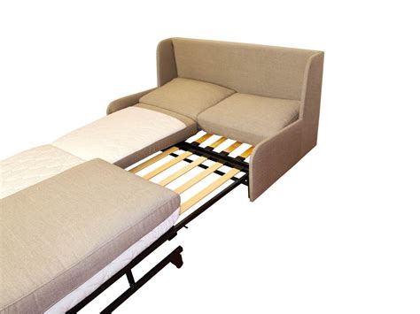 Armless Queen Sofabed With Timber Slats - Sofa Bed Specialists