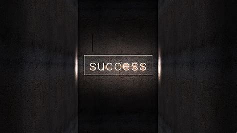 HD wallpaper: Inscription, Success, 4K, Neon light | Wallpaper Flare