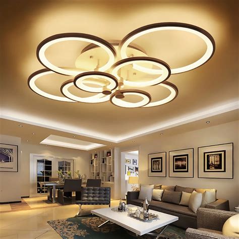 Surface Mounted Modern Led Ceiling Lights For Living Room Luminaria Led ...