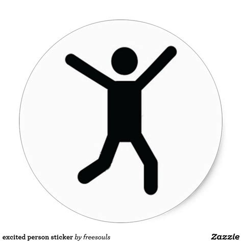 excited person sticker | Happy stickers, Stickers, Stickers custom