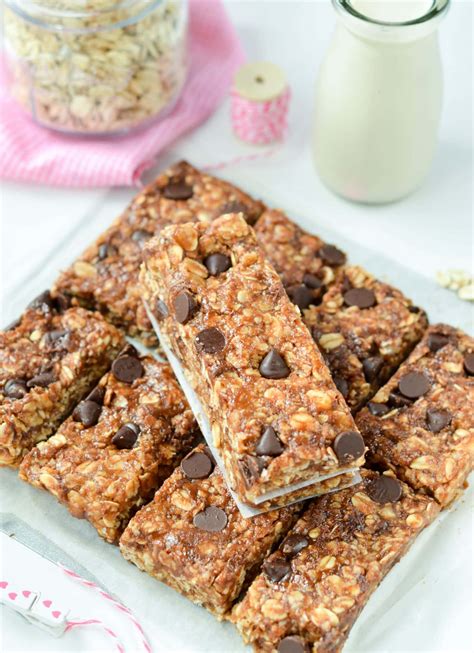 Peanut Butter Oatmeal Protein Bars - No Bake + Vegan