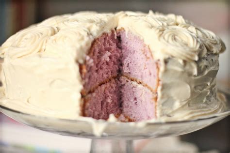 Taro Cake with Cream Cheese Frosting | Adventures in Cooking