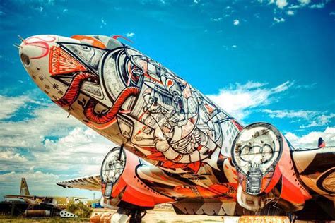 Boneyard Project - The Art of Plane Graffiti - XciteFun.net