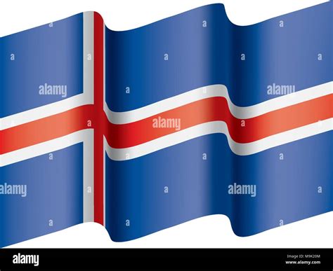 Iceland flag, vector illustration Stock Vector Image & Art - Alamy