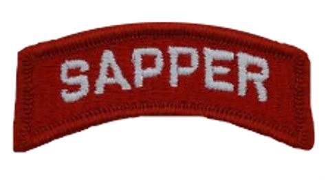 Sapper Tab Patch- color