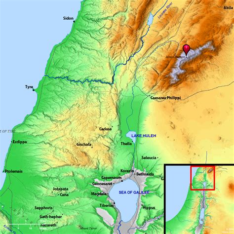 Bible Map: Mount Hermon