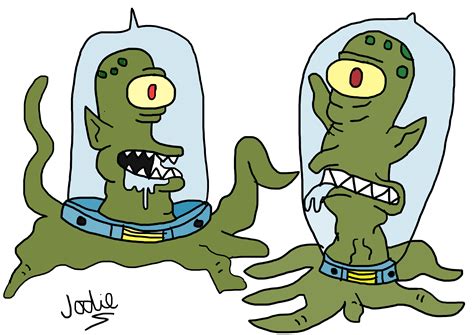 Kang and Kodos | The simpsons show, The simpsons, Doodles