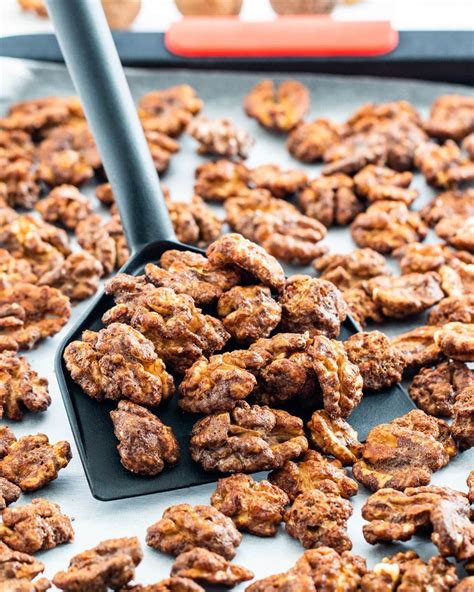 This Candied Walnuts recipe is too easy! Lightly sweetened, perfectly ...