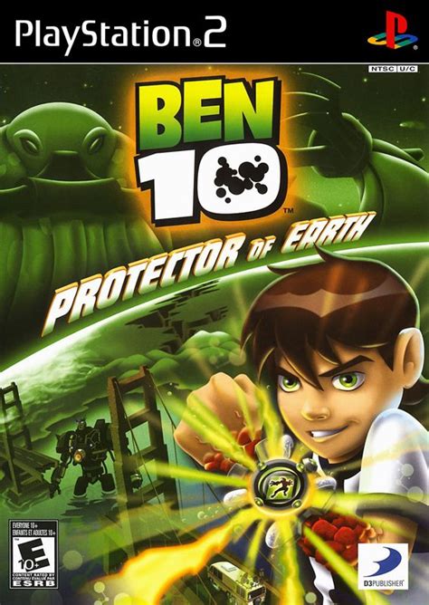 Ben 10: Protector of Earth (2007) PlayStation 2 box cover art - MobyGames