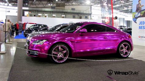 Audi TT - Pink Chrome wrap | WrapStyle