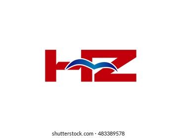 Hz Logo Vector Graphic Branding Letter Stock Vector (Royalty Free ...