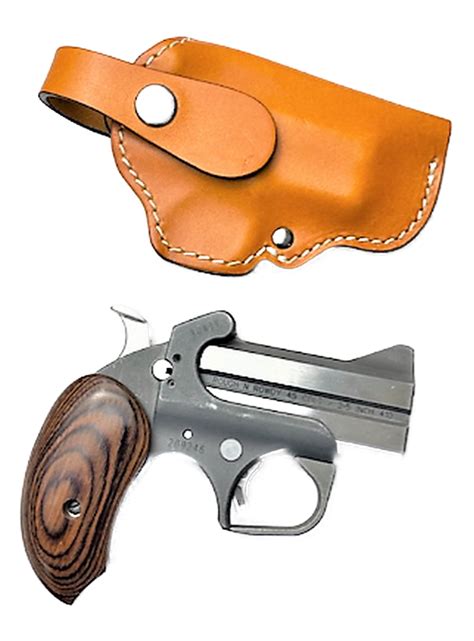 Full Leather Holster fits Bond Arms Brown up to 3.5" Barrel - Premium ...