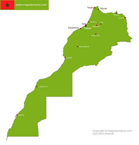 Carte Des Grandes Villes Du Maroc | My blog