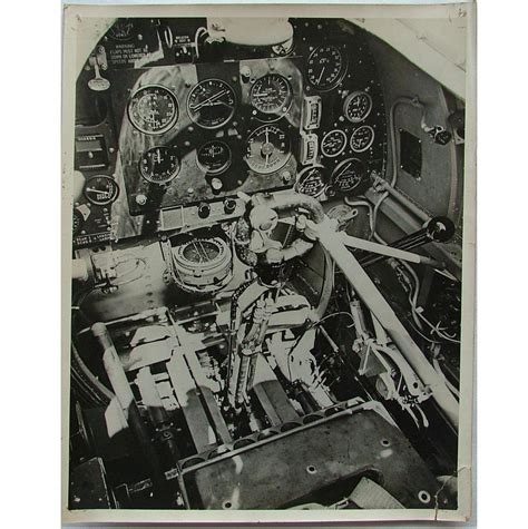 Press Photo - Spitfire Cockpit