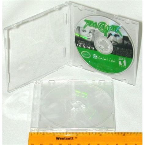 20 Clear W/ Frosted Clear Back GameCube Mini Game Disc Cases - Walmart ...