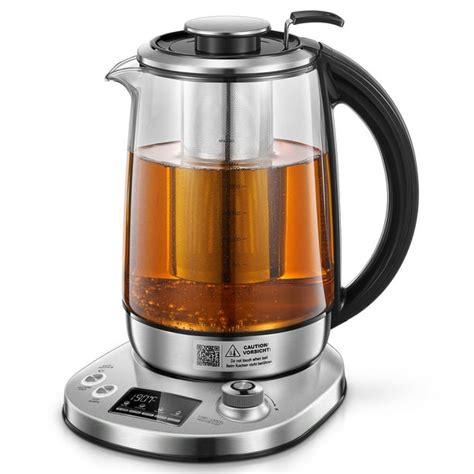 FOHERE Electric Tea Kettle, Electric Kettle Temperature Control with 9 ...