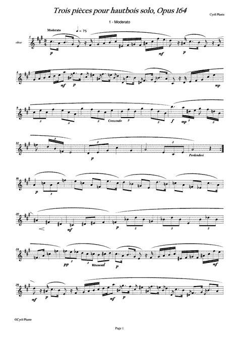 3 Pieces for Oboe Solo, Op.164 (Plante, Cyril) - IMSLP