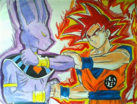 Goku vs Beerus by vocaloidHM01 on DeviantArt