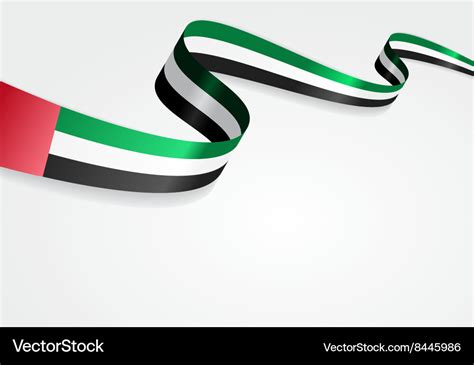 United arab emirates flag background Royalty Free Vector