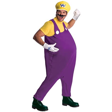 Super Mario Bros. - Wario Adult Costume - Walmart.com - Walmart.com