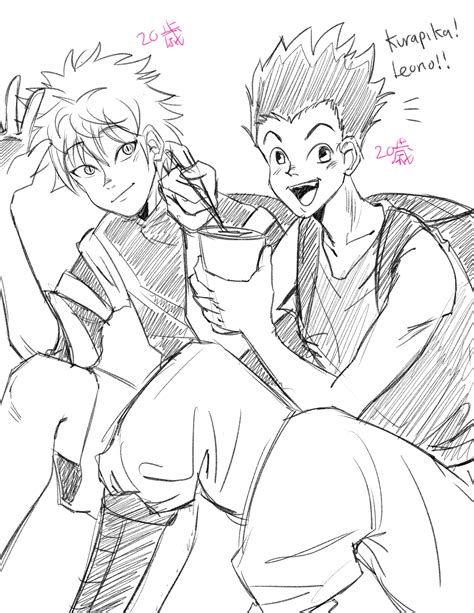 [Fanart] my version of older Gon and Killua :) : r/HunterXHunter