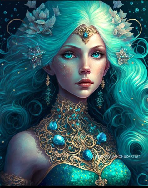 gloriasanchezartist Aquarius in 2023 | Beautiful fantasy art, Fantasy ...