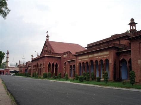 (Above): AMU Campus. (Below): A sketch of Sir Syed Ahmed Khan.