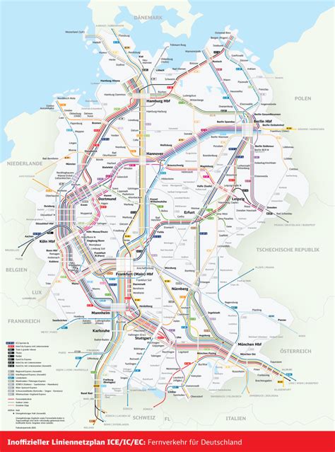 Transit Maps: Unofficial Map: German Intercity Rail Network, 2020 by u ...