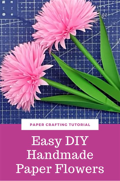 Easy DIY Handmade Paper Flowers | Paper Craft