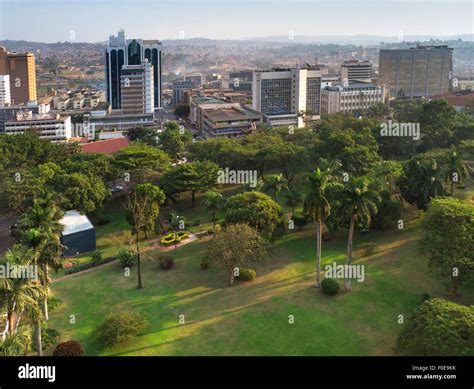 Uganda, Kampala city skyline Stock Photo - Alamy