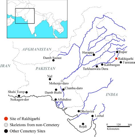 Harappan Sites Map