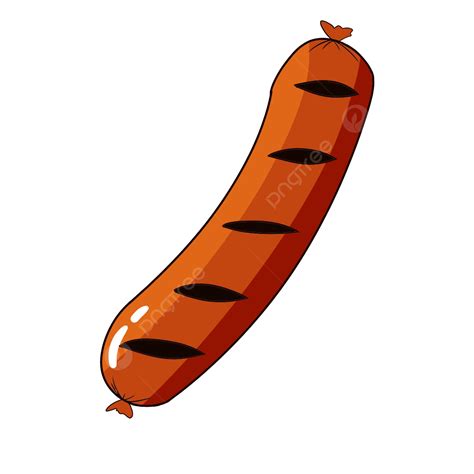 Sausage Clipart Transparent PNG Hd, Grilled Sausage Clip Art, Sausage ...