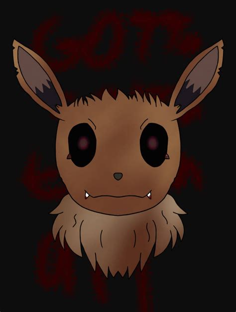 Creepy Eevee by C02oblivious on DeviantArt