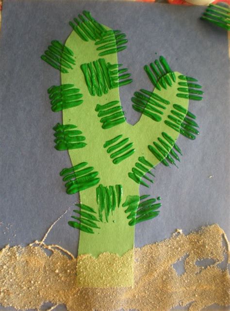 A Blooming Cactus | Cactus craft, Wild west crafts, Desert crafts