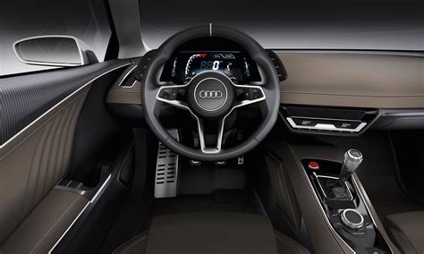 Audi quattro Concept Interior - Steering Wheel - | EuroCar News