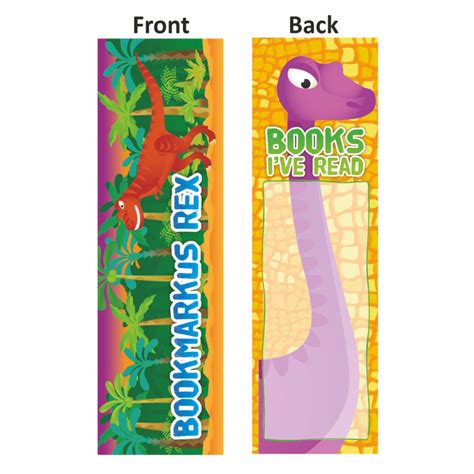 Dinosaur bookmarks