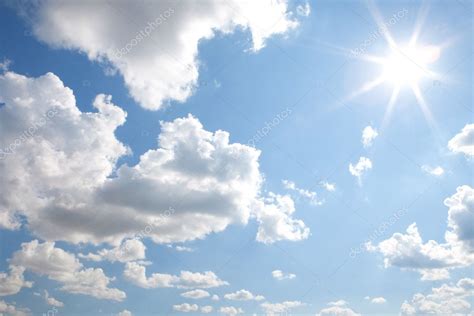 Sunny sky background Stock Photo by ©suravid 9256292