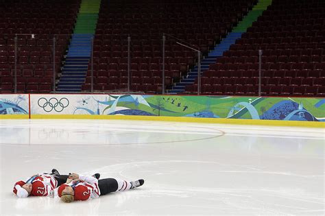 Ice Hockey - Womens Gold Medal Game by Bruce Bennett