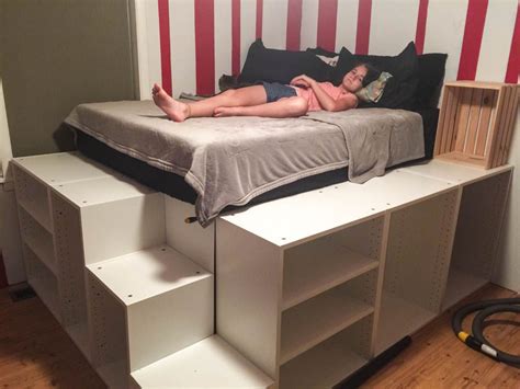 IKEA Hack Platform Bed DIY (With images) | Diy platform bed, Ikea ...